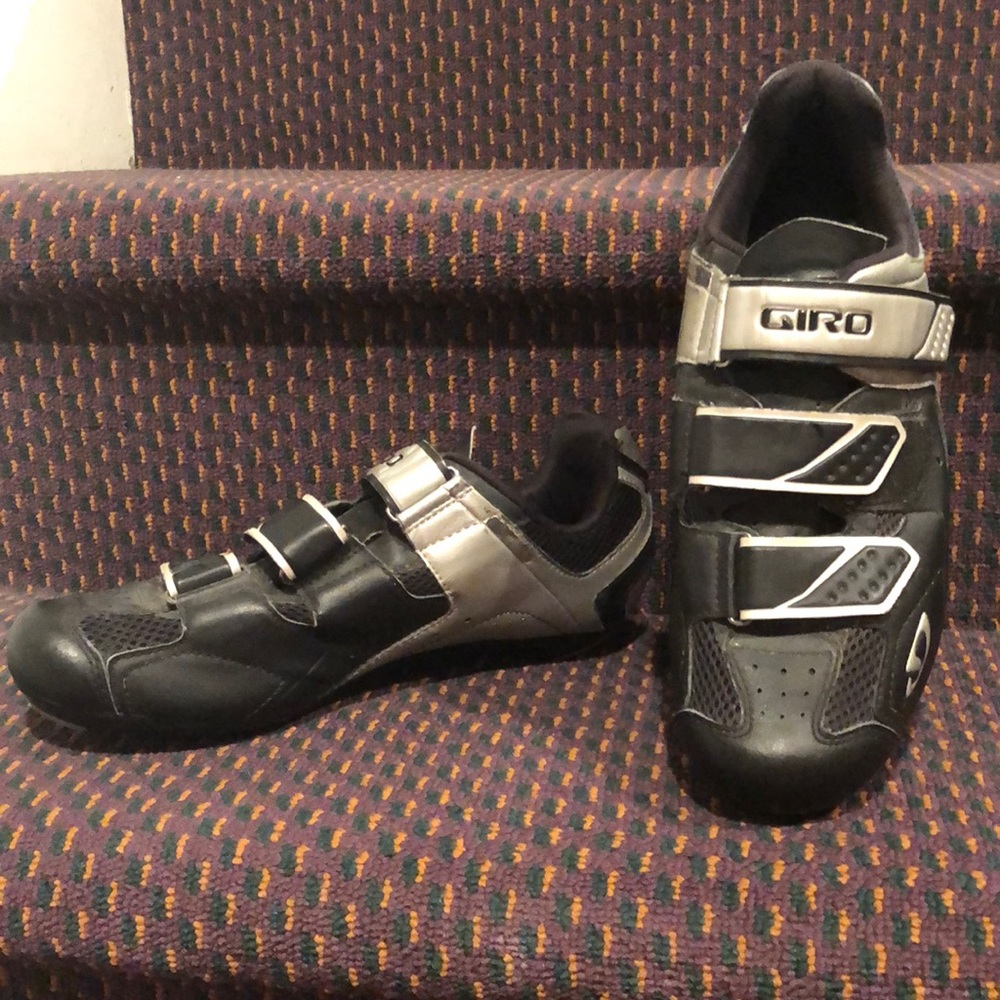 Giro Treble Mens black and silver Cycling  Shoes